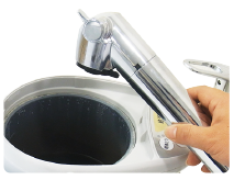 ポットに水を注ぐときに便利